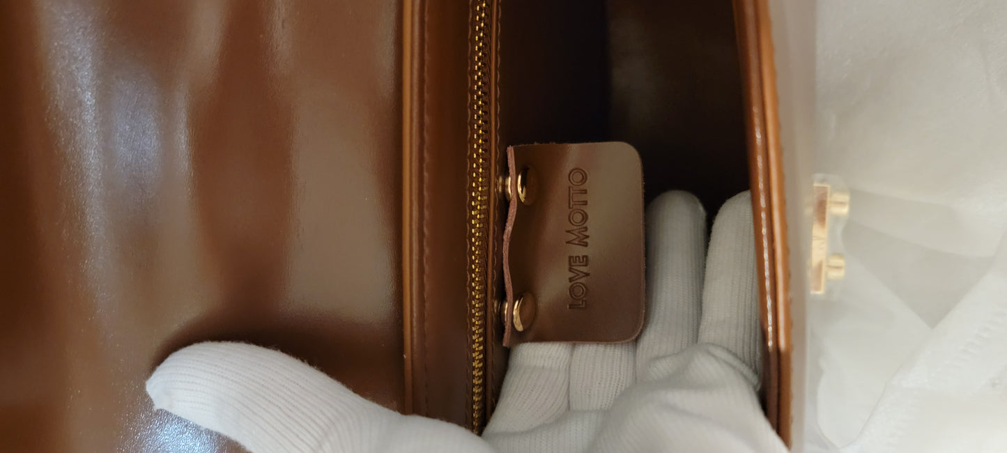 Love Motto Royale – Luxury Genuine Leather Handbag