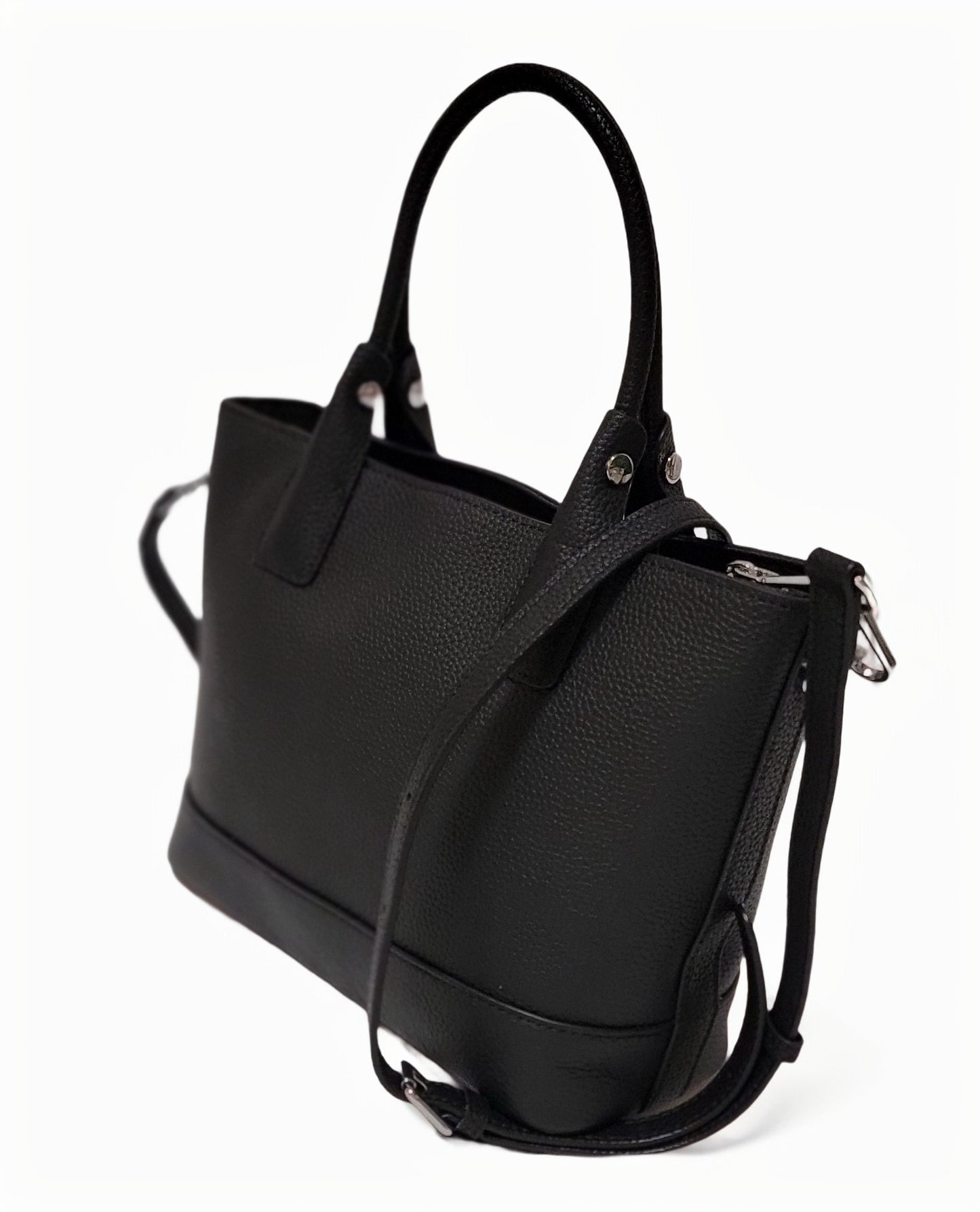 Love Motto Genuine Leather Tote Bag