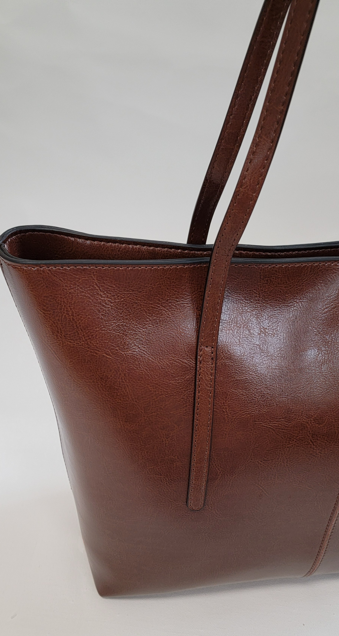 Love Motto Genuine Leather Chic Tote Bag