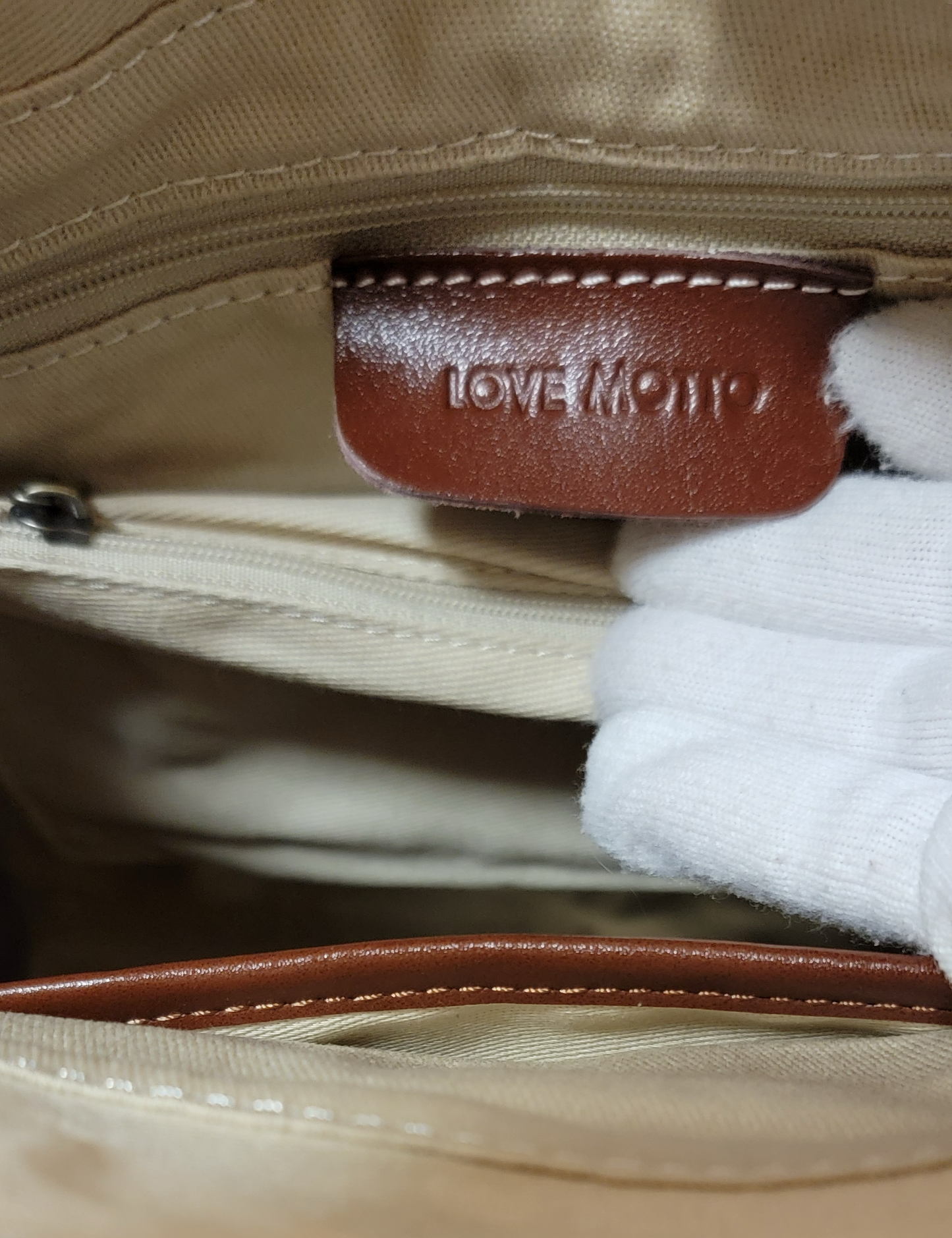 Love Motto Genuine Leather Crossbody Elegant Bag