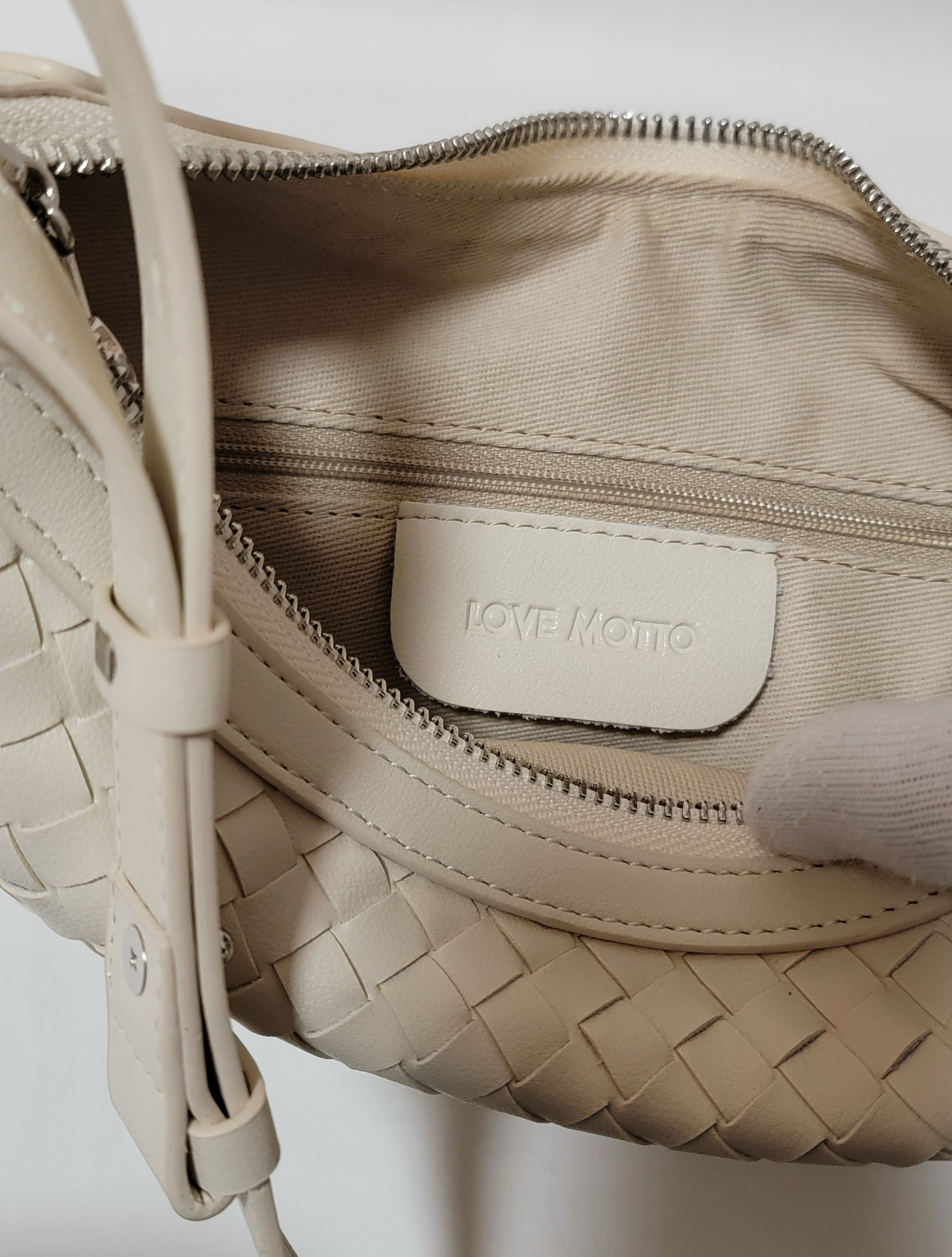 Love Motto Genuine Leather Shoulder/Tote Bag