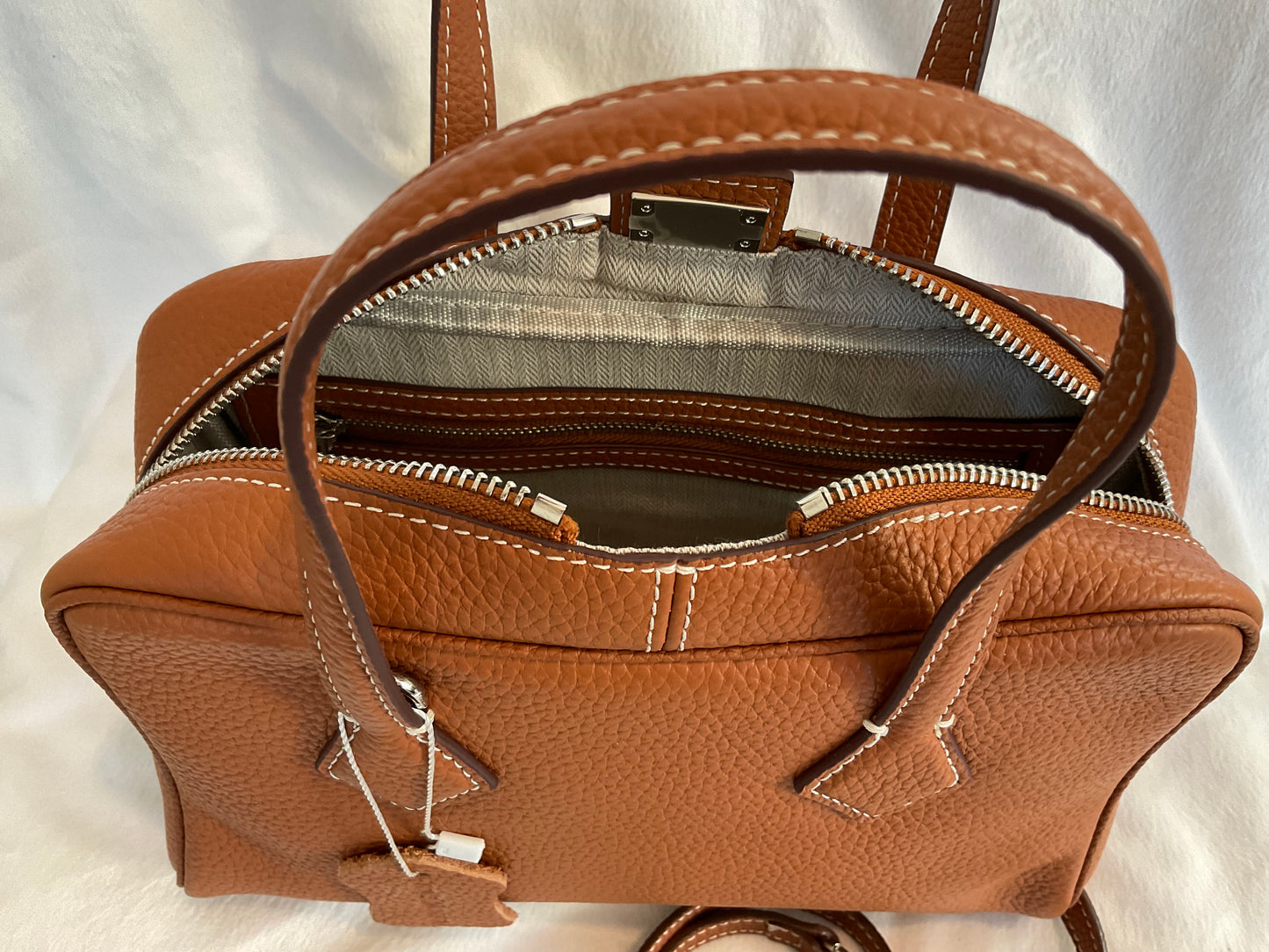 Love Motto Fashionable Genuine Leather Tote Bag