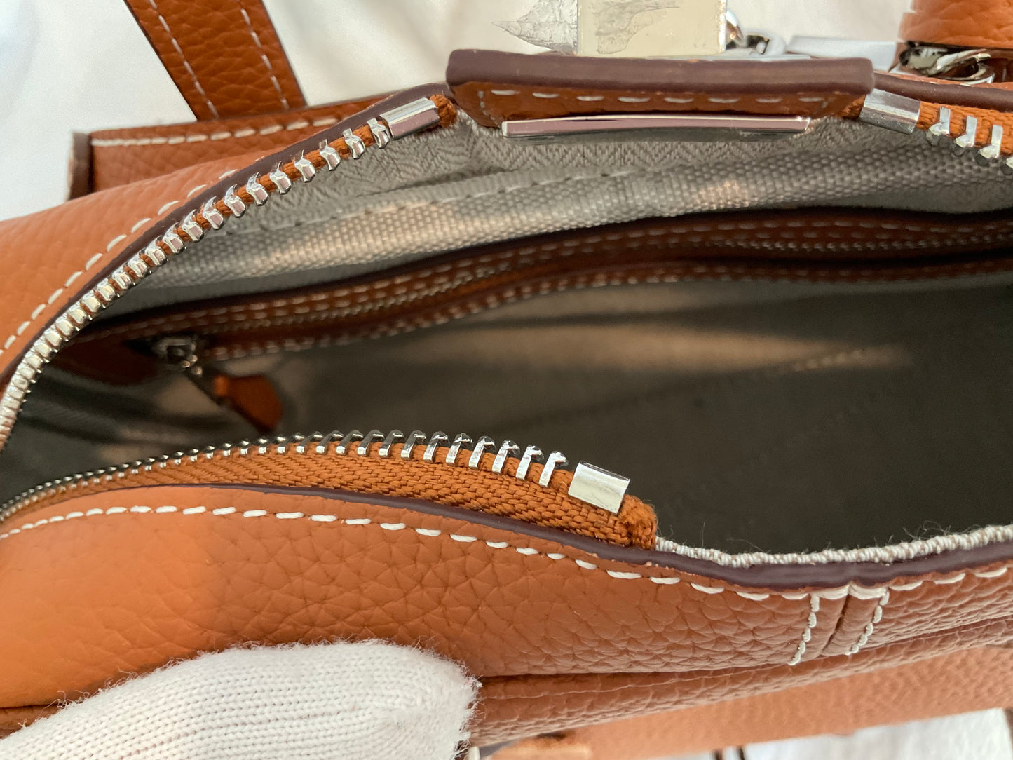 Love Motto Fashionable Genuine Leather Tote Bag