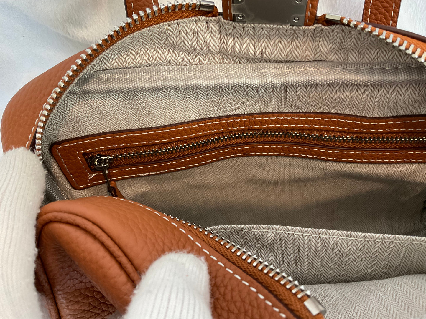 Love Motto Fashionable Genuine Leather Tote Bag