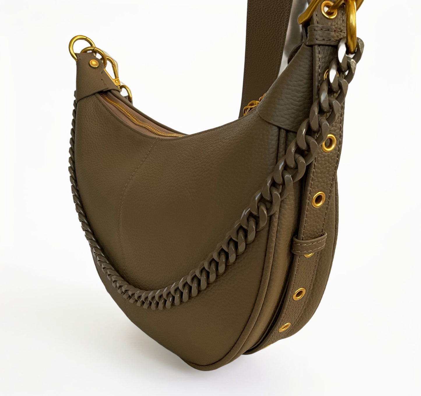 Love Motto Modern Glamour Elegant Genuine Leather Shoulder Bag