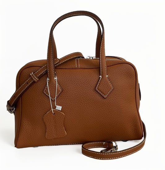 Love Motto Fashionable Genuine Leather Tote Bag