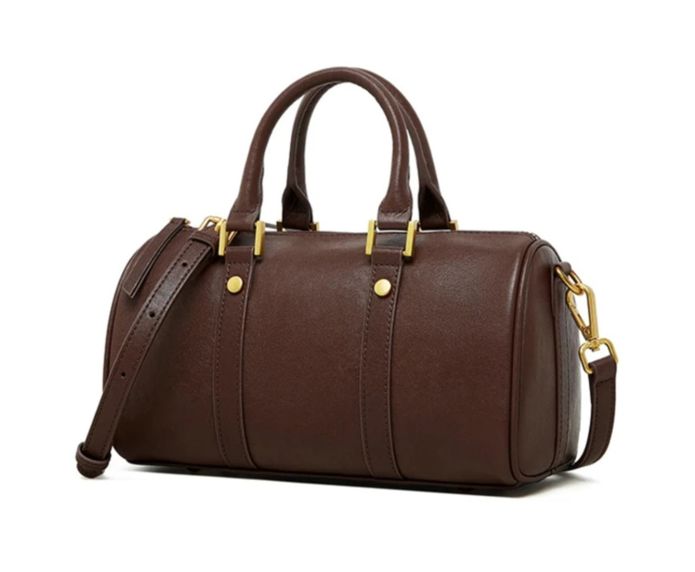 Love Motto Genuine Leather Mini Duffel Bag